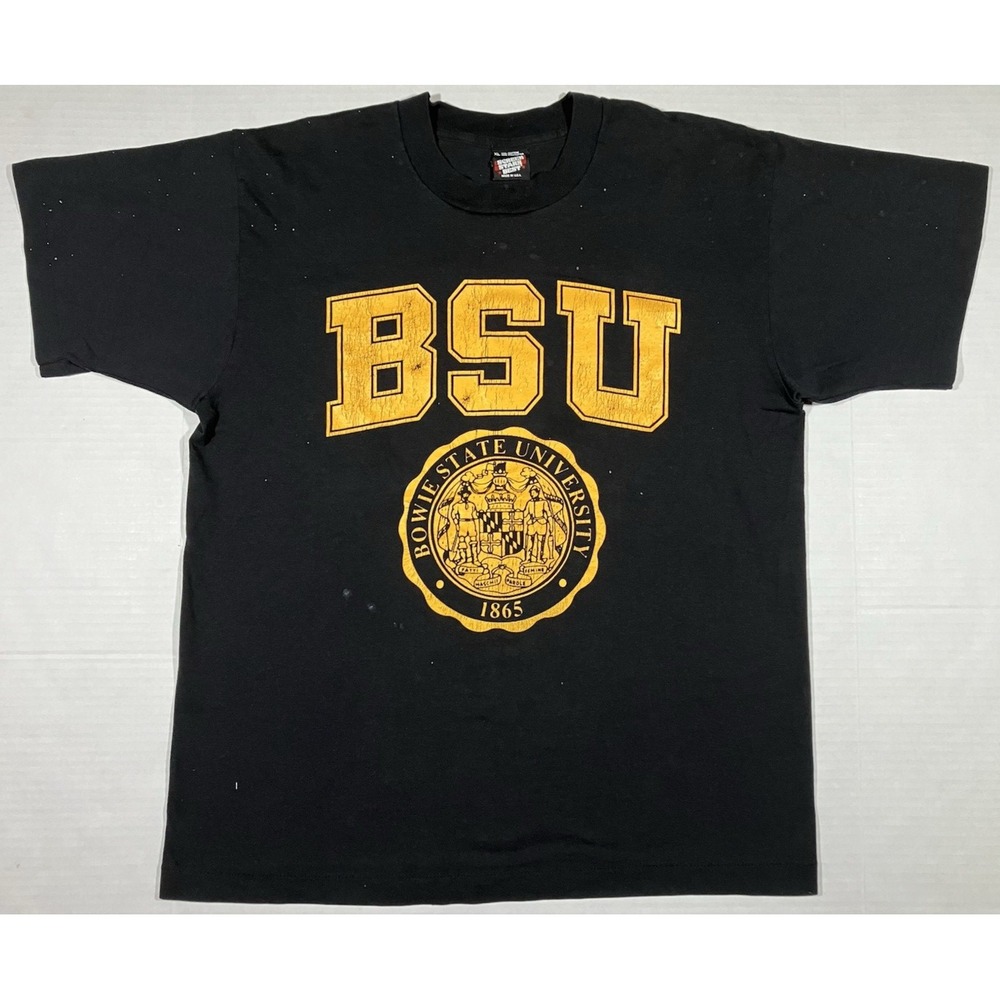 Bowie State University T shirt BSU Vintage 80s 90s Screen Stars Tag Mens Size Xl